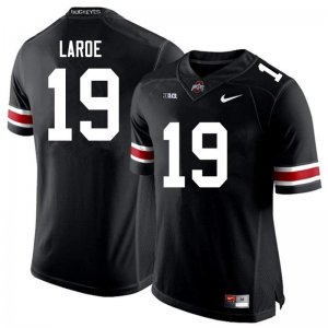 Men's Ohio State Buckeyes #19 Jagger LaRoe Black Nike NCAA College Football Jersey Hot Sale PFD6044FY
